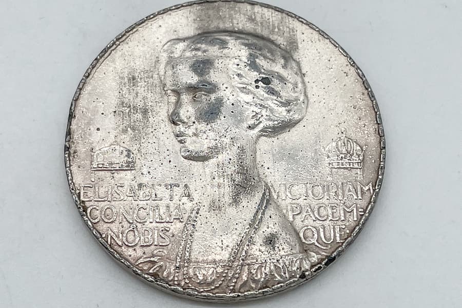 Alte Medaille Franz Josef 1915 Elisabeth